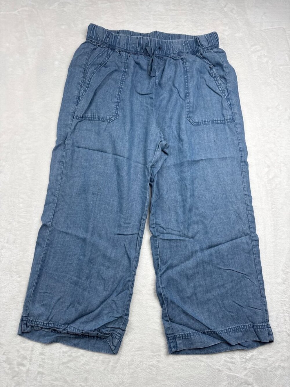 Splendid Womens Lightweight Wide-Leg Lyocell Pants Size Large